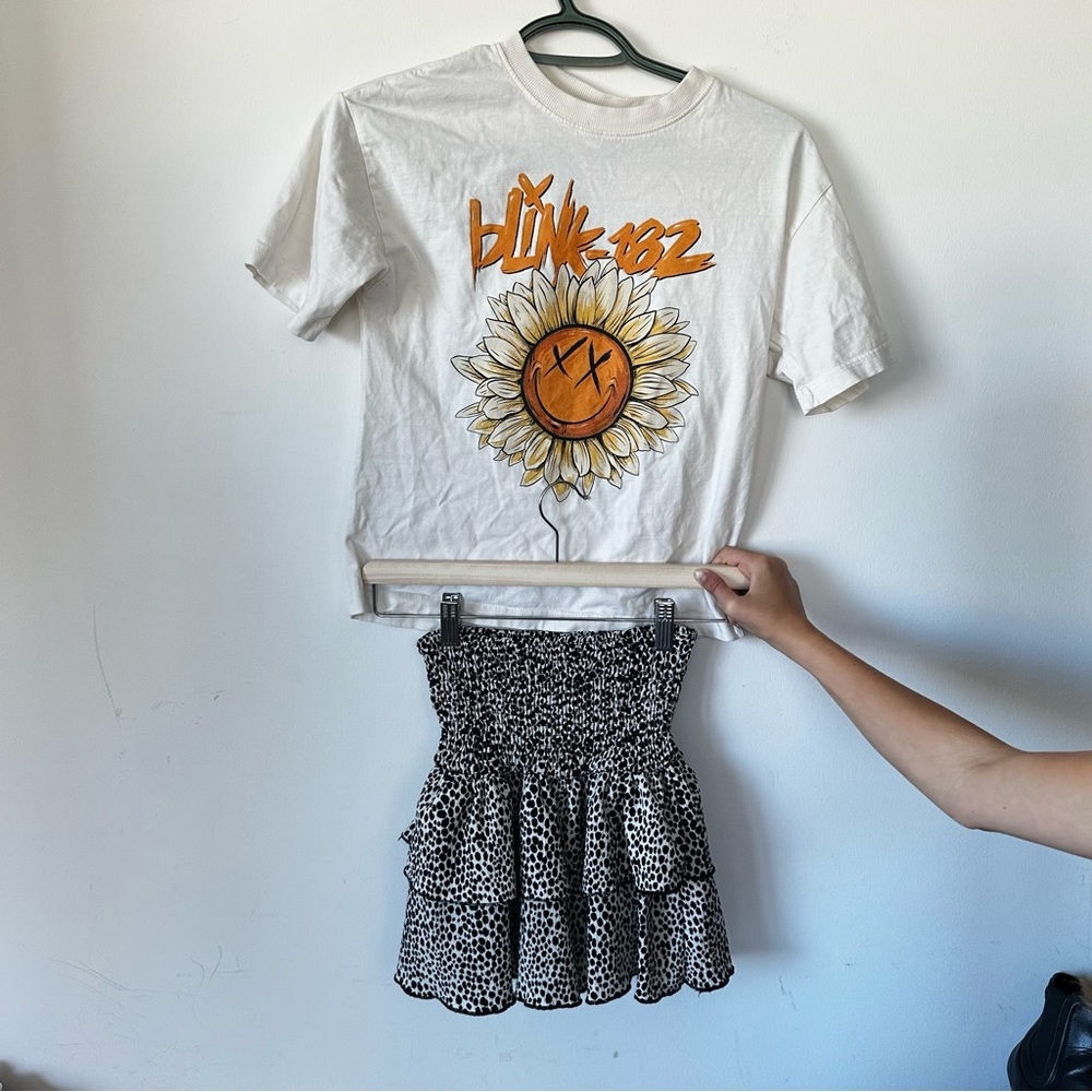 Zara Girls Set Graphic Tee & Cute Skirt! Size 8-9